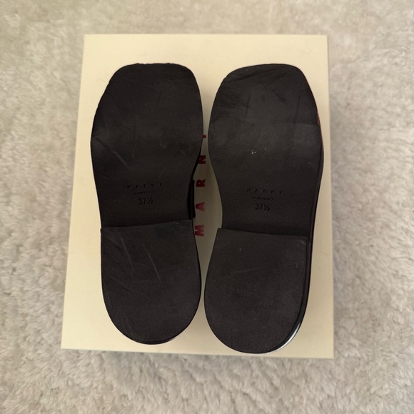 MARNI BLACK PIERCING LOAFERS IN SIZE 37.5 - Picture 10 of 13